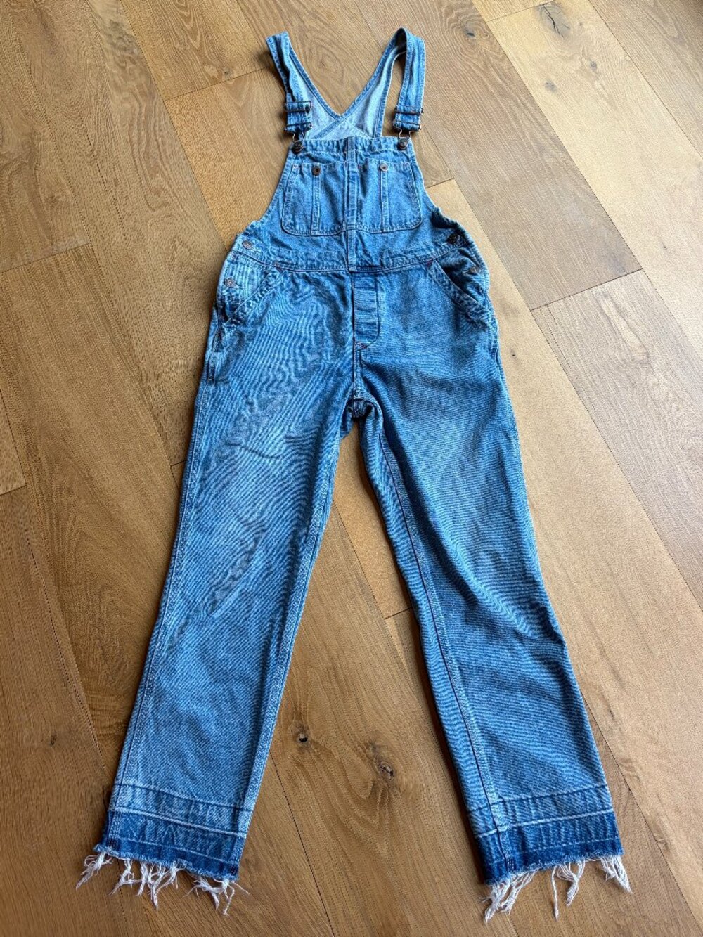 Free People We The Free Denim Overalls Size 25